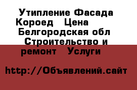 Утипление Фасада Короед › Цена ­ 500 - Белгородская обл. Строительство и ремонт » Услуги   